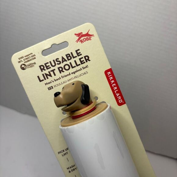 Kikkerland Kobe Lint Roller Reusable Dachshund Lint Roller Brown Dog NWT - Picture 6 of 6
